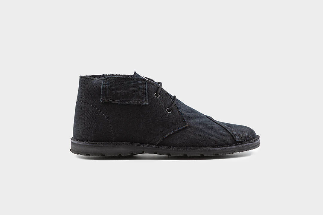 DESERT BOOTS BLACK DENIM 03