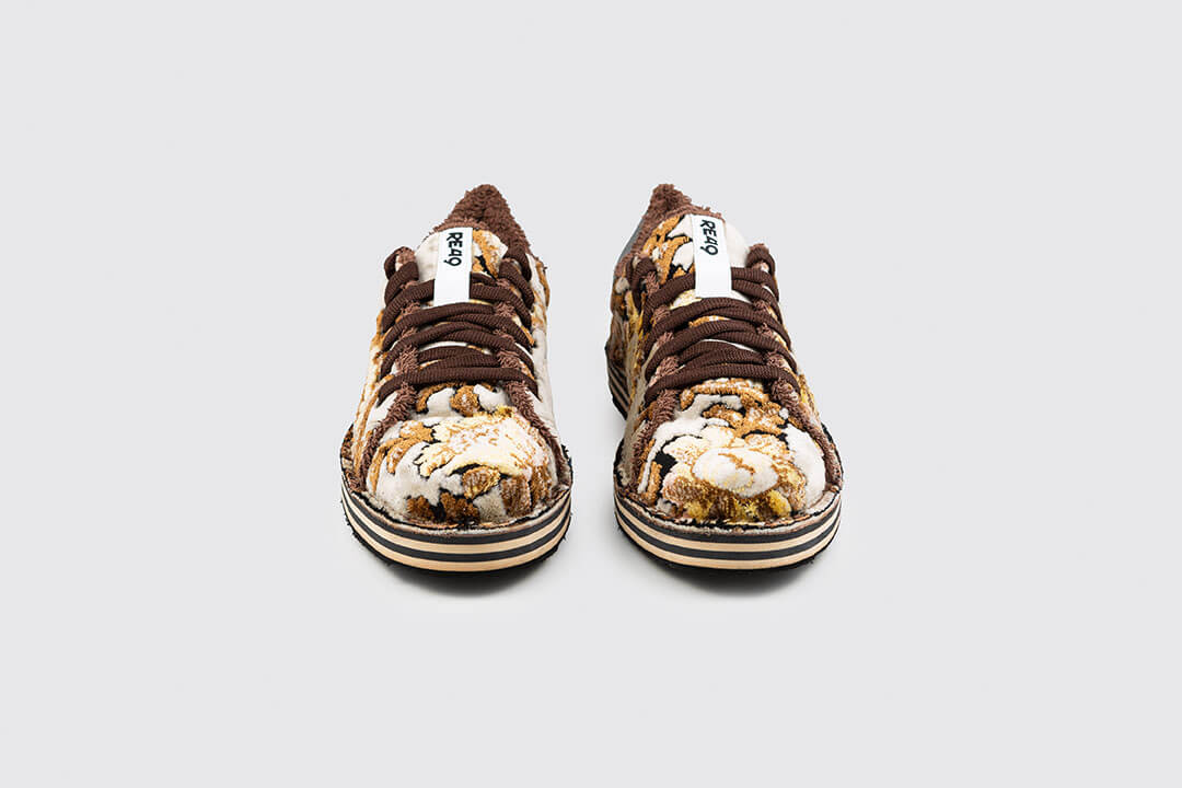 SOFA LIFESTYLE BROWN FLOWERS FX03