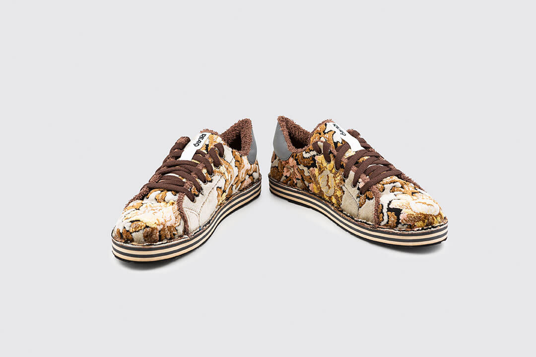 SOFA LIFESTYLE BROWN FLOWERS FX03