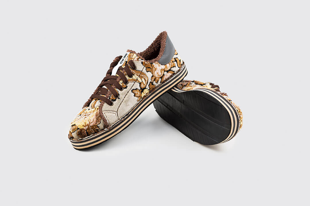 SOFA LIFESTYLE BROWN FLOWERS FX03